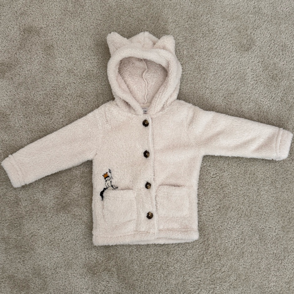 Hanna Andersson Where the Wild Things Are Fuzzy Hooded Jacket with Ears
